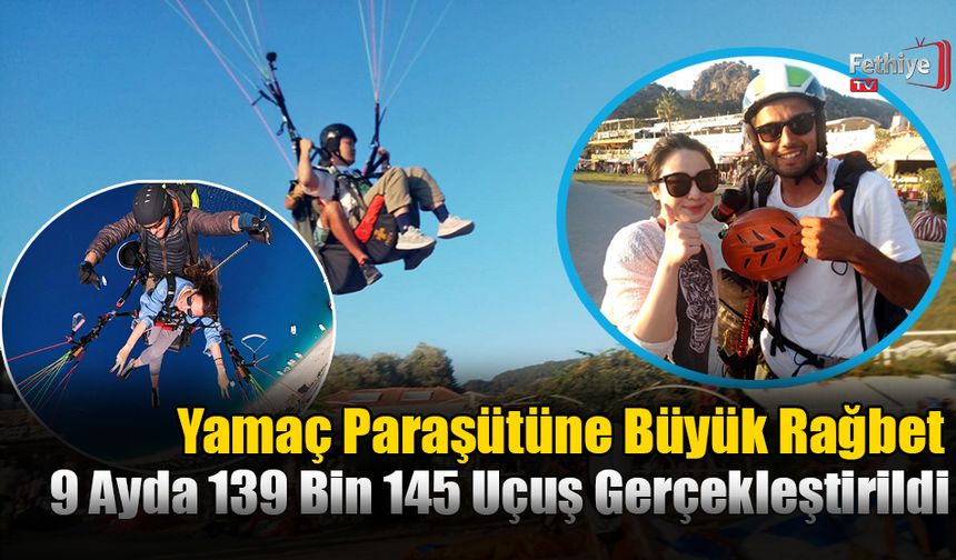 Yamaç Paraşütüne Büyük Rağbet