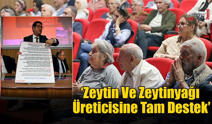 Zeytin Hasadı Öncesi Sektör Temsilcileri Bilgilendirildi