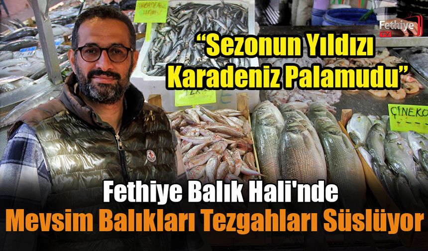 Fethiye Balık Hali'nde Mevsim Balıkları Tezgahları Süslüyor