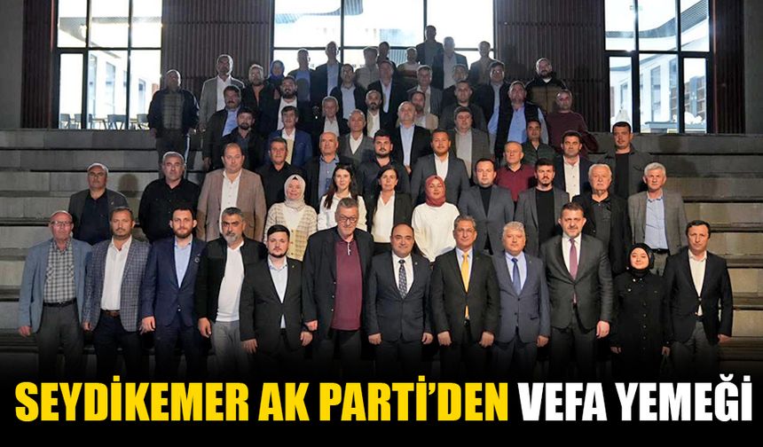 Seydikemer AK Parti’den Vefa Yemeği