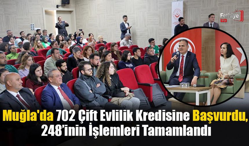Muğla'da 702 Çift Evlilik Kredisine Başvurdu, 248’inin İşlemleri Tamamlandı