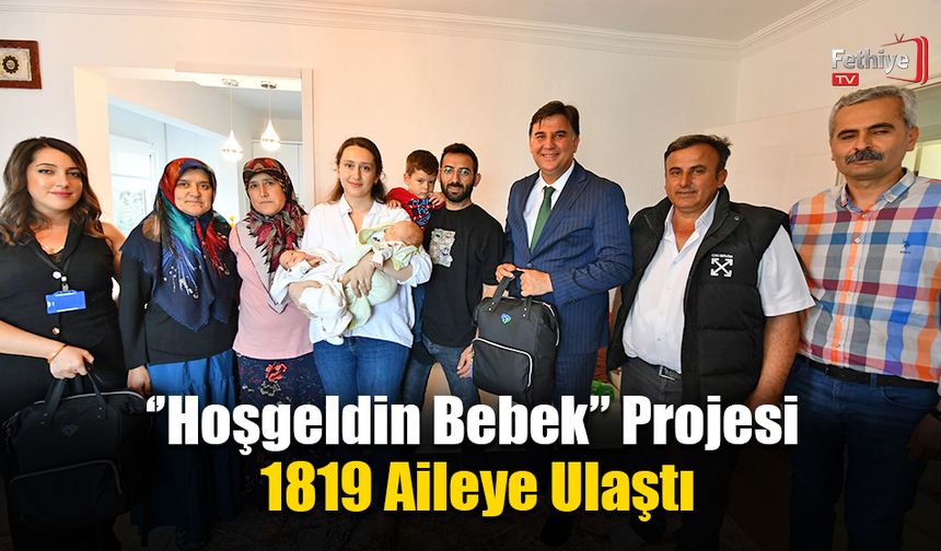 ‘’Hoşgeldin Bebek” Projesi 1819 Aileye Ulaştı