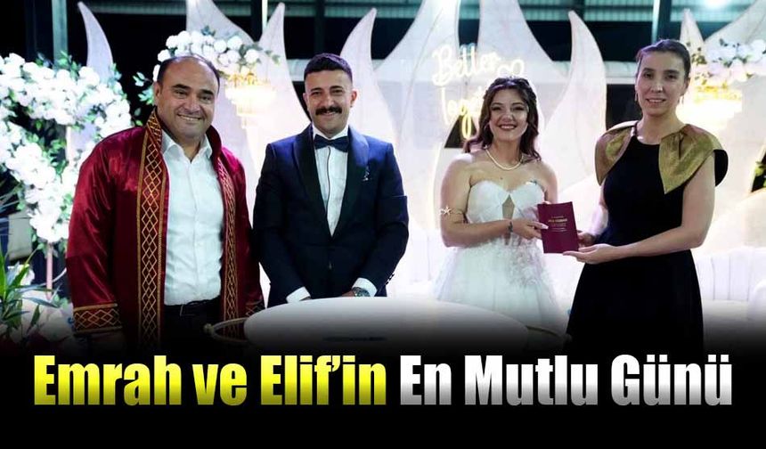 Emrah ve Elif’in En Mutlu Günü