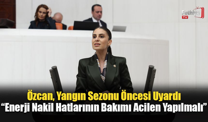 Milletvekili Özcan, Yangın Sezonu Öncesi Uyardı