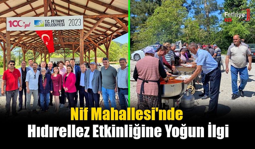 Nif Mahallesi'nde Hıdırellez Etkinliğine Yoğun İlgi