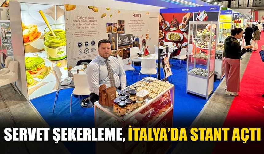 Servet Şekerleme, İtalya’da Stant Açtı