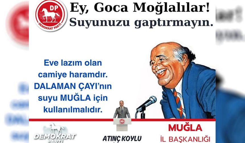 Demokrat Parti Muğla İl Başkanlığı’ndan Çağrı