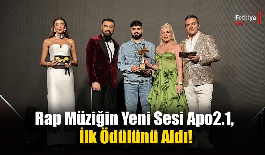 Rap Müziğin Yeni Sesi Apo2.1, İlk Ödülünü Aldı!