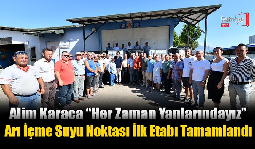 Arı İçme Suyu Noktası İlk Etabı Tamamlandı
