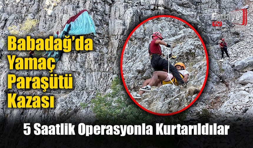 Babadağ’da Yamaç Paraşütü Kazası