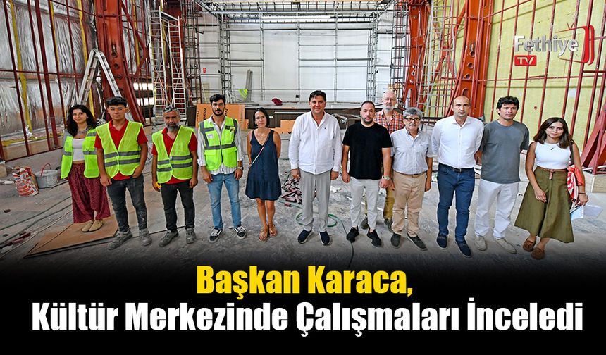 Başkan Karaca, Kültür Merkezinde Çalışmaları İnceledi