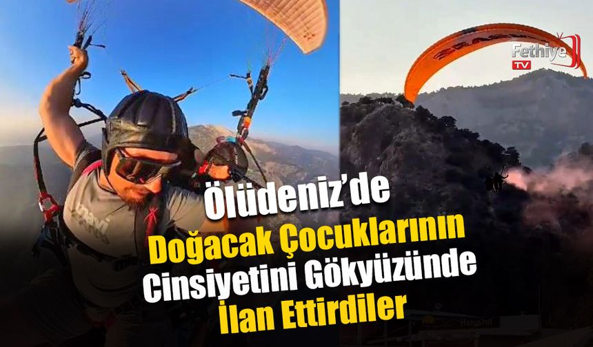 Doğacak Çocuklarının Cinsiyetini Gökyüzünde İlan Ettirdiler
