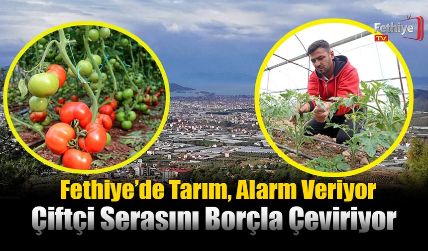 Fethiye’de Tarım Alarm Veriyor