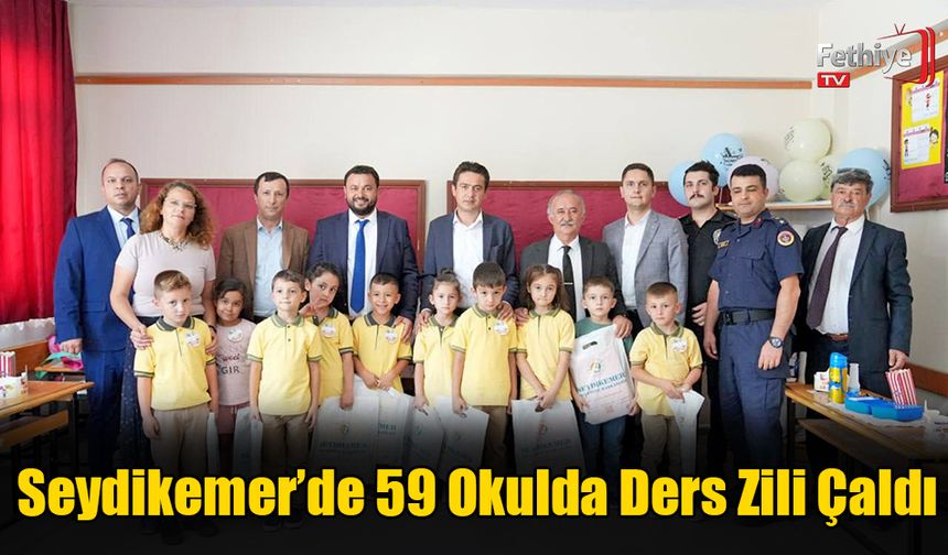 Seydikemer’de 59 Okulda Ders Zili Çaldı