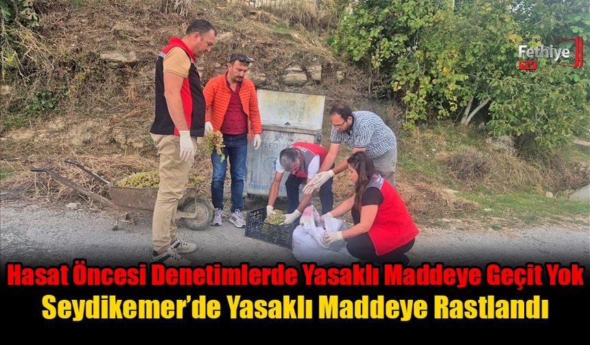 Hasat Öncesi Denetimlerde Yasaklı Maddeye Geçit Yok