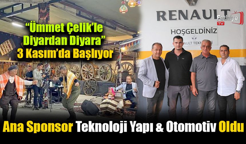 “Ümmet Çelik’le Diyardan Diyara” 3 Kasım’da Başlıyor