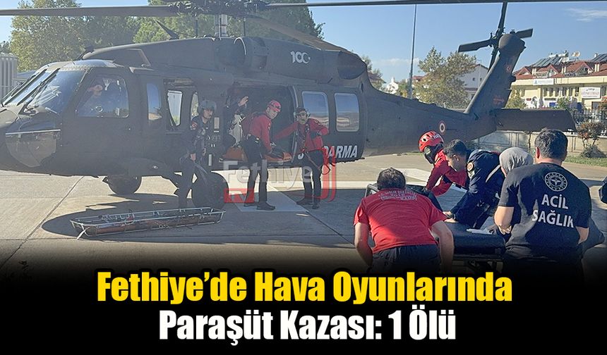 Ölüdeniz'de Paraşüt Kazası : 1 Ölü