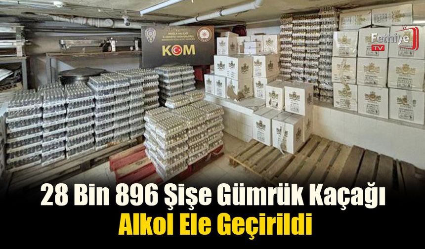 Fethiye, Dalaman, Marmaris’te Kaçak İçki Operasyonu