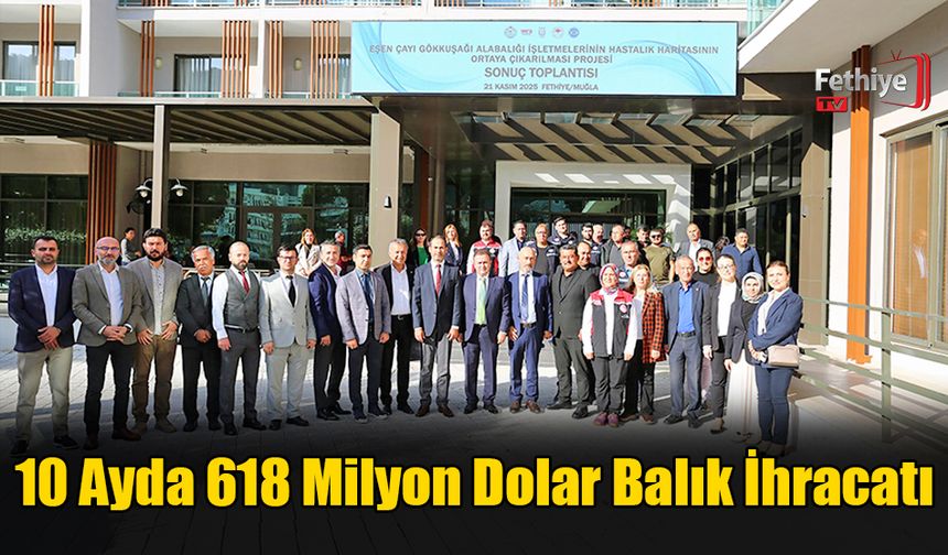 10 Ayda 618 Milyon Dolar Balık İhracatı