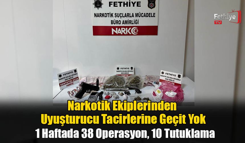 Narkotik Ekiplerinden Uyuşturucu Tacirlerine Geçit Yok