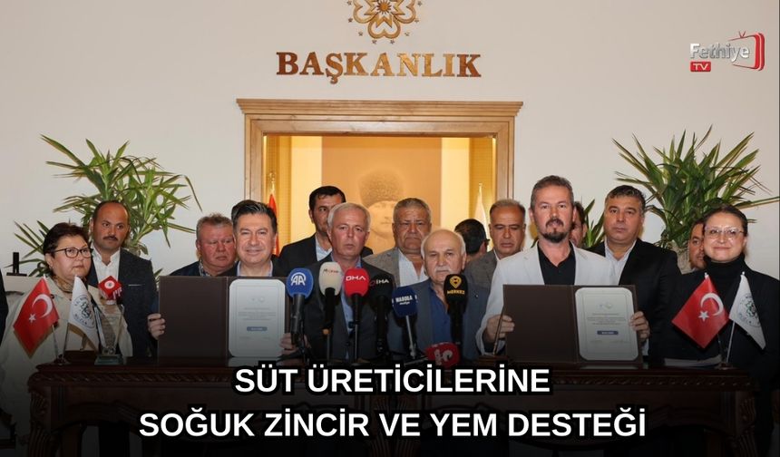 Büyükşehir’den Süt Üreticilerine Soğuk Zincir Ve Yem Desteği