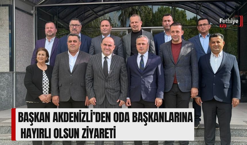 Başkan Akdenizli’den Oda Başkanlarına Hayırlı Olsun Ziyareti