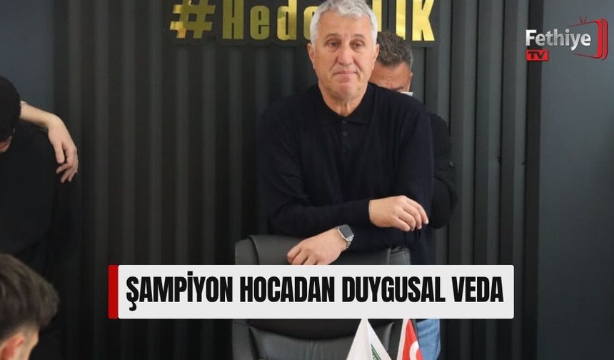 Şampiyon Hocadan Duygusal Veda