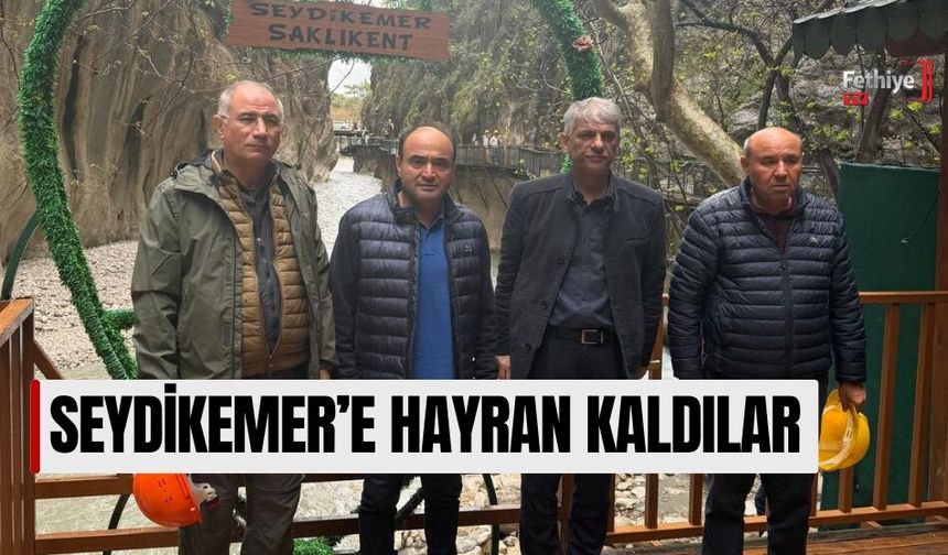 Başkan Akdenizli’nin Misafirlerinden Seydikemer’e Övgü