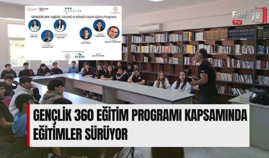 Gençlik 360 Eğitim Programı Kapsamında Eğitimler Sürüyor