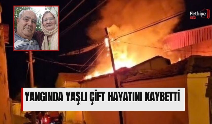 Yangında Yaşlı Çift Hayatını Kaybetti