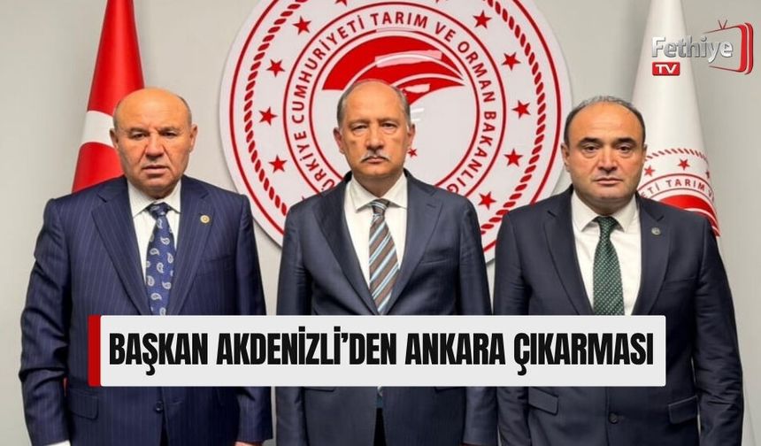 Başkan Akdenizli’den Ankara Çıkarması