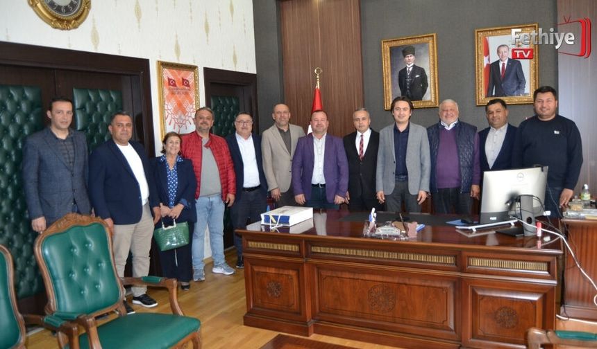 Fethiye Esnaf ve Sanatkarlar Odası’ndan Seydikemer Kaymakamına Ziyaret