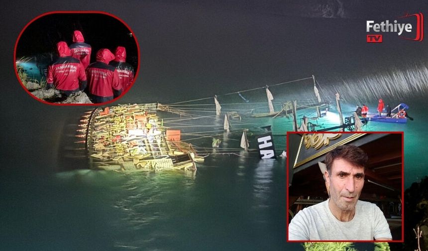 Fethiye’de Tur Teknesi Faciası: Kayıp Kişinin Cenazesine Ulaşıldı