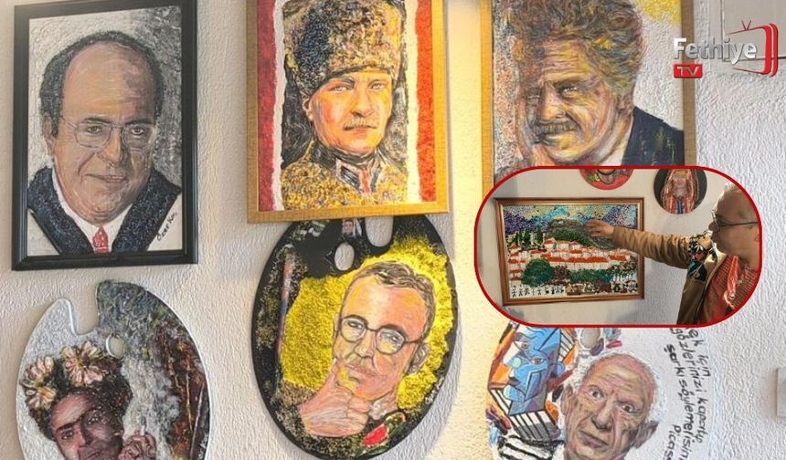 Muğla’da Çöpten Sanat Üretiyor