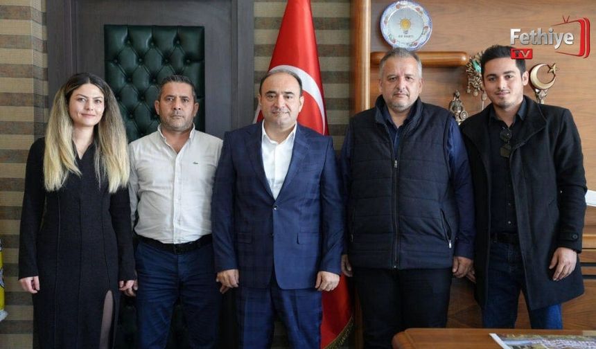 Seydikemer Gazetesi Ve Seydikemer Tv Ekibinden Başkan Akdenizli’ye Ziyaret