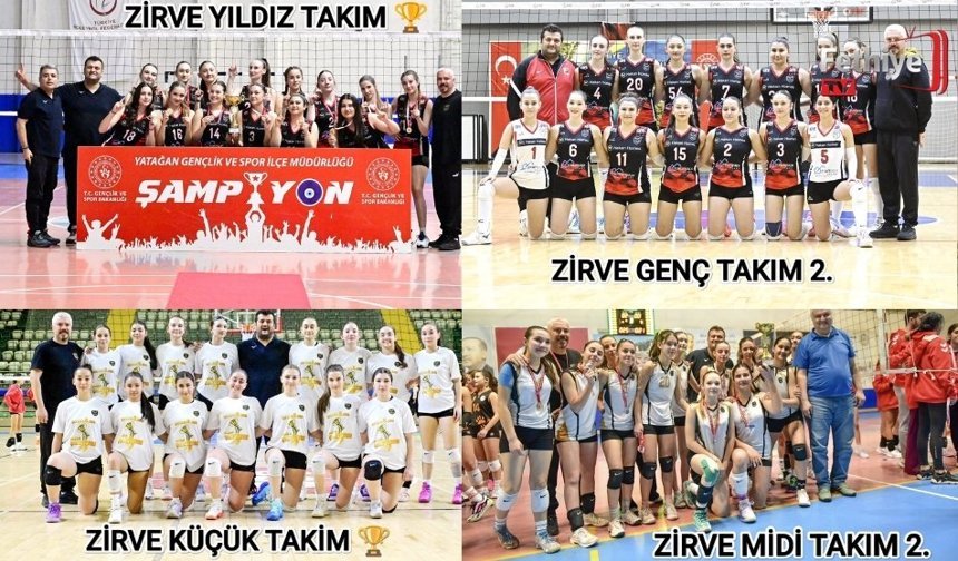 Fethiye’nin Gururu Zirve Voleybol, Muğla’nın Zirvesinde