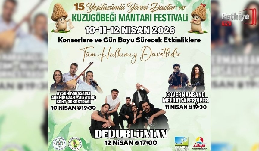 Yeşilüzümlü Dastar Ve Kuzugöbeği Festivali Başlıyor