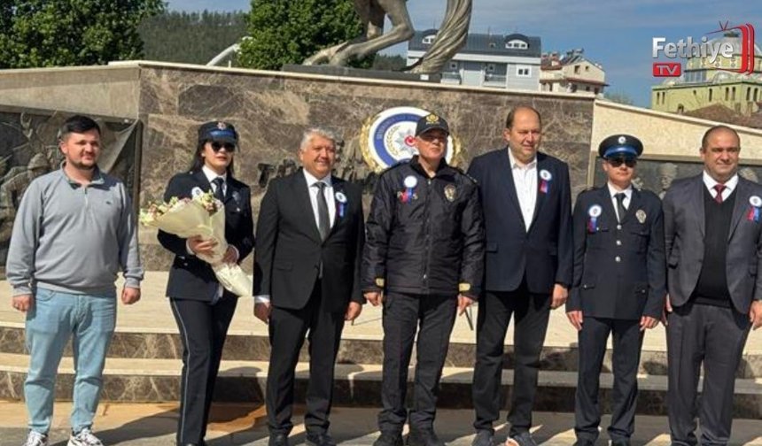 Seydikemer'de Türk Polis Teşkilatının 181. Kuruluş Yıl Dönümü Törenle Kutlandı