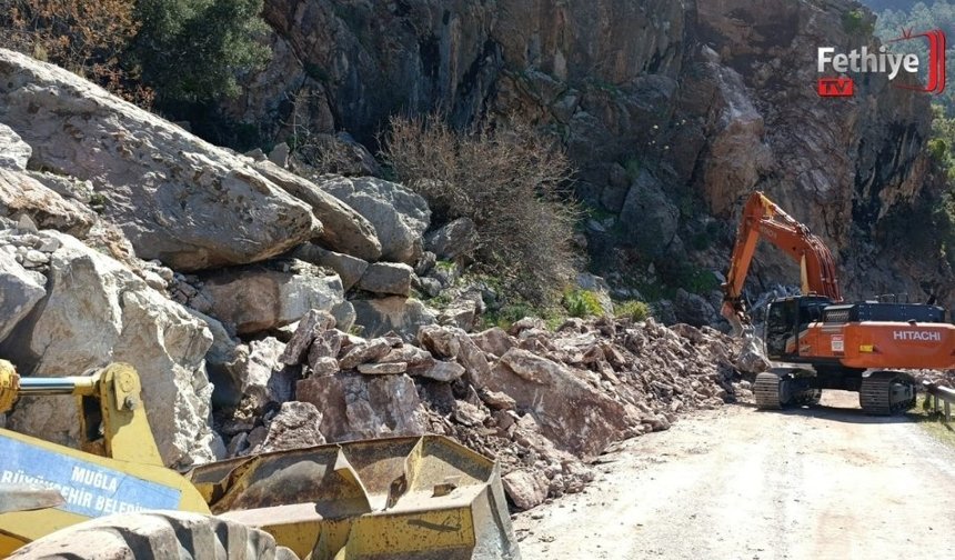 Faralya’da Heyelan Müdahalesi