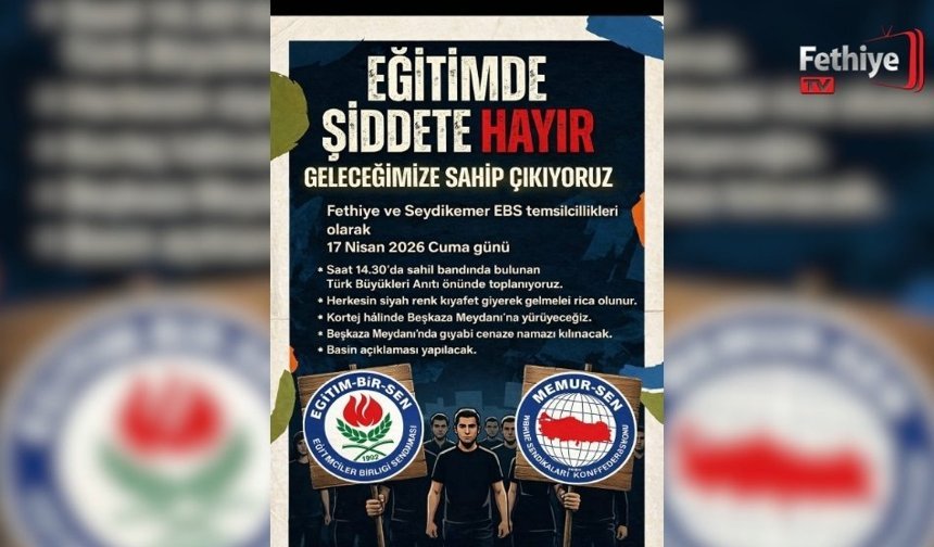 “Eğitimde Şiddete Hayır” Yürüyüşü Düzenleniyor