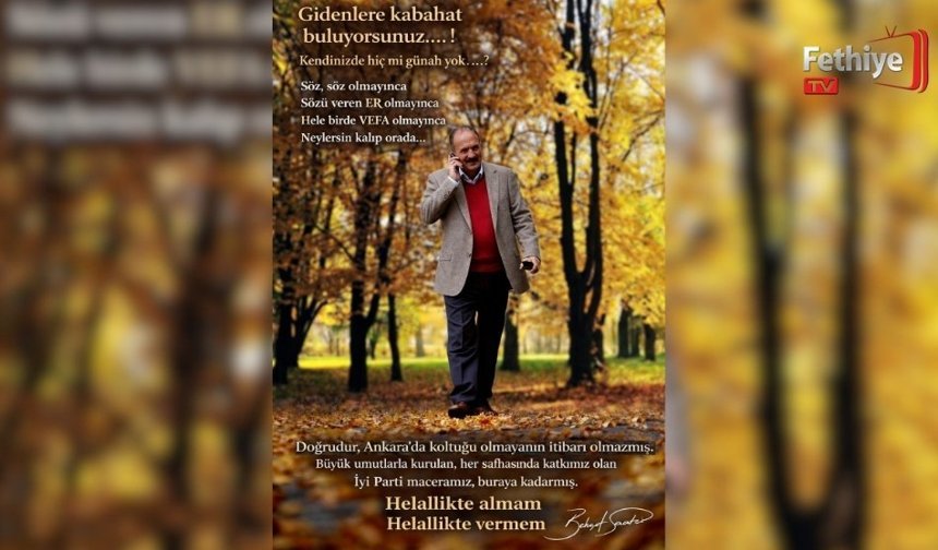 ‘’Gidenlere Kabahat Buluyorsunuz… Kendinizde Hiç Mi Günah Yok?”