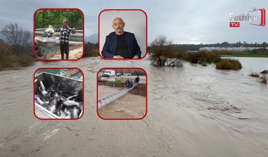 Seydikemer’deki Sel Felaketi Alabalık Tesislerini Vurdu: 100 Milyon Tl Zarar