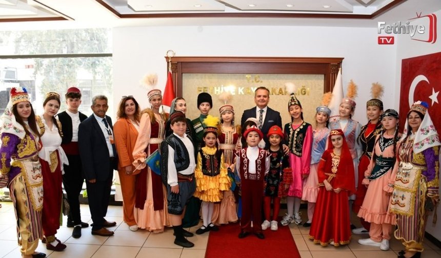 Dünya Çocukları Kaymakam Akkaya’yı Ziyaret Etti