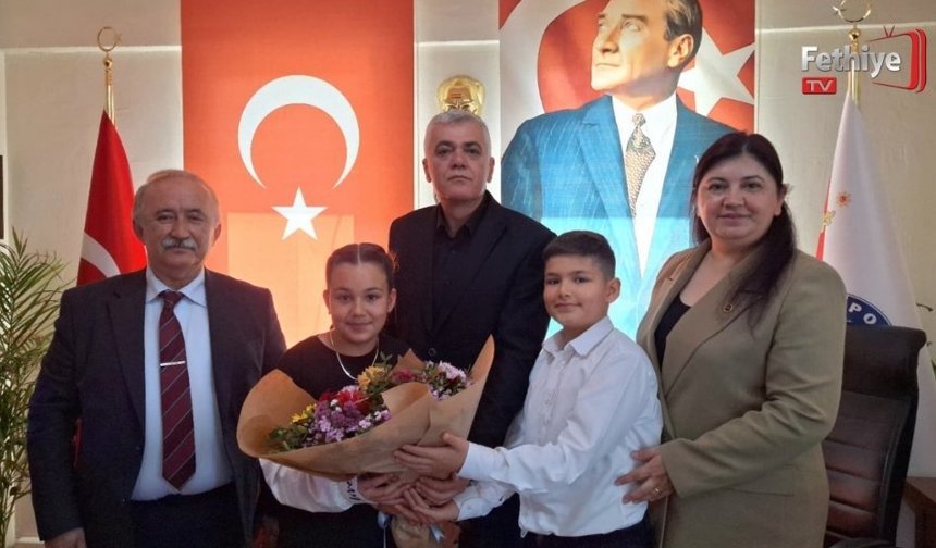 Seydikemer’de Emniyet Müdürlüğü Makamı Miniklere Emanet