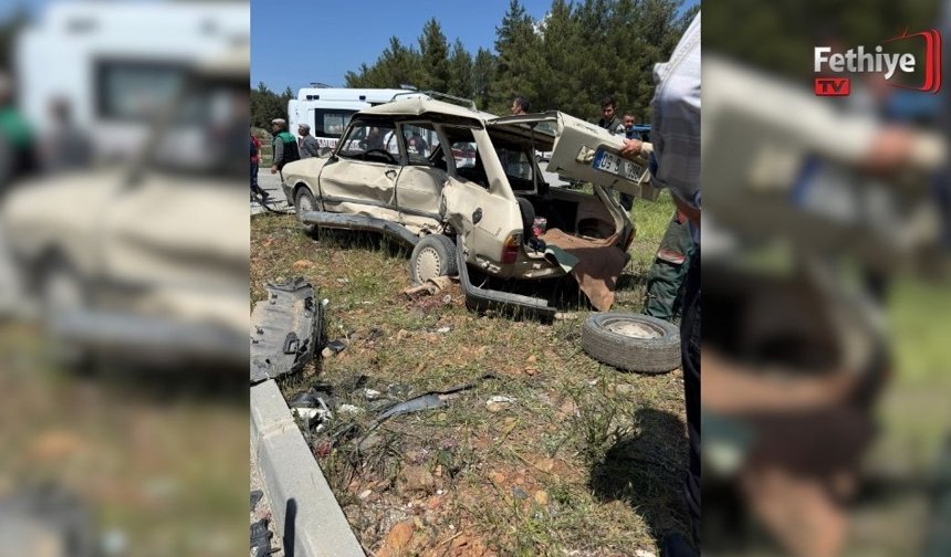 Muğla-Denizli Yolunda Feci Kaza: 1 Ölü, 1 Yaralı