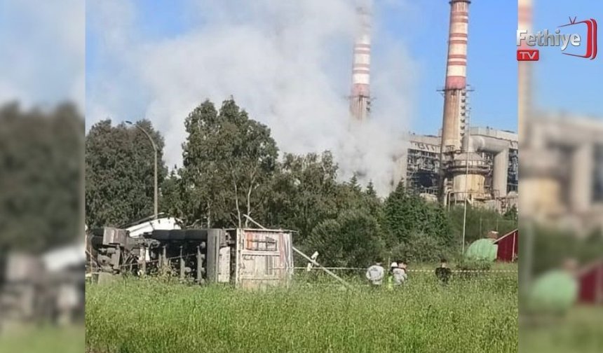 Yatağan'da Kömür Yüklü Kamyon Devrildi: 1 Yaralı