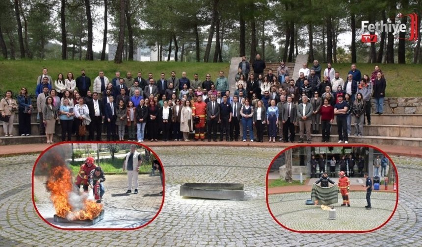 MSKÜ Akademik Ve İdari Personeline Yangın Eğitimi