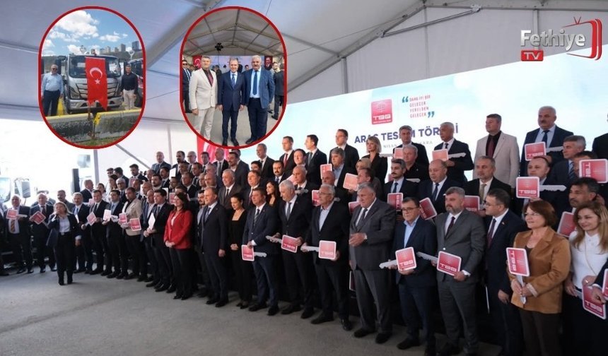 TBB Tarafından Belediyelere 95 Yeni Hizmet Aracı Verildi