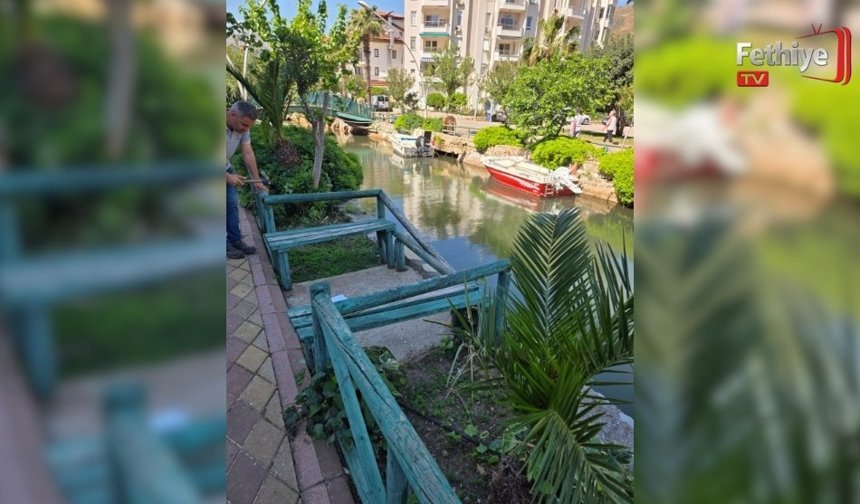 Ahşap Korkuluklara Zarar Veren Şahıslar Tespit Edilecek