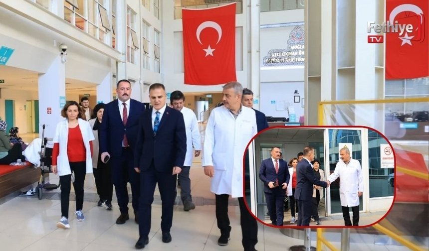 Vali Akbıyık'tan Muğla Eğitim Ve Araştırma Hastanesi'nde Denetim